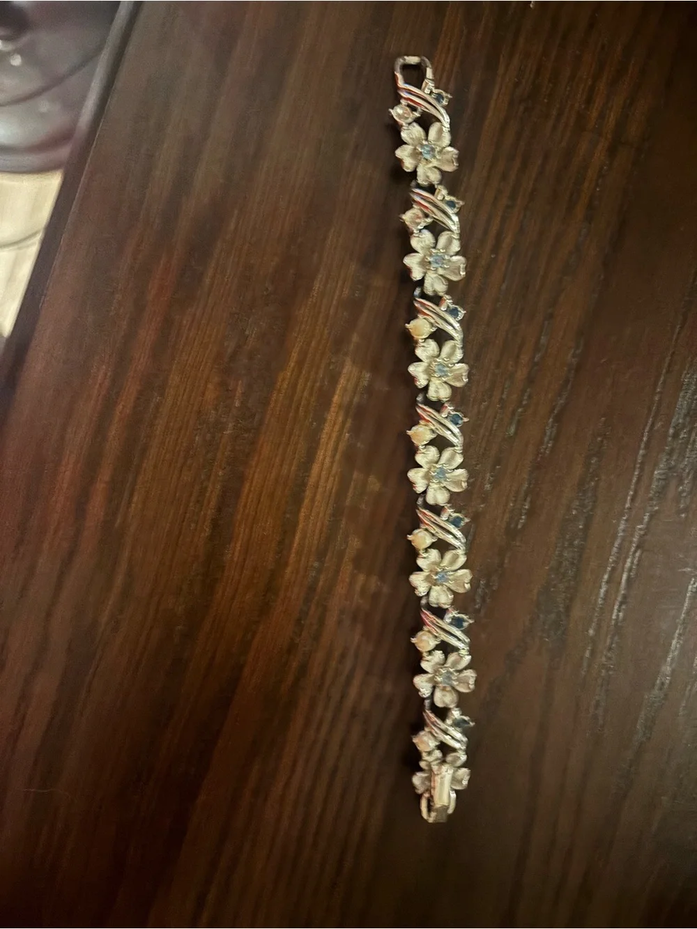 Silver Floral Bracelet - Women Jewelry